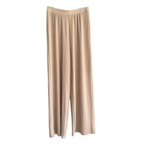 Zara Cream Wide Leg Pants for Versatile Elegance